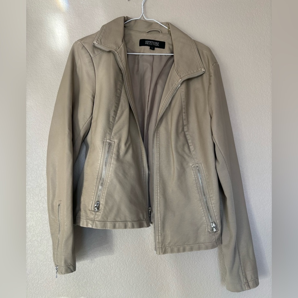 Kenneth Cole Reaction Leather Jacket, Size L